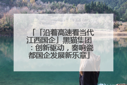 「沿着高速看当代江西国企」黑猫集团：创新驱动，奏响瓷都国企发展新乐章