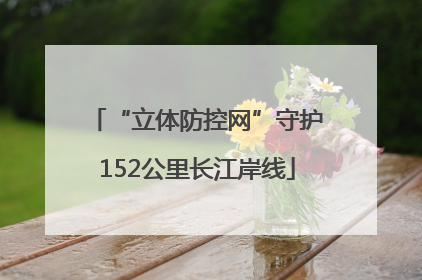 “立体防控网”守护152公里长江岸线