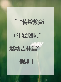 “传统焕新+年轻潮玩”燃动吉林端午假期