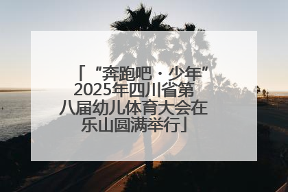 “奔跑吧・少年”2025年四川省第八届幼儿体育大会在乐山圆满举行