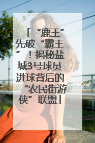 “鹿王”先破“霸王”！揭秘盐城3号球员进球背后的“农民街游侠”联盟