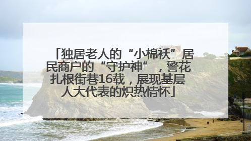 独居老人的“小棉袄”居民商户的“守护神”，警花扎根街巷16载，展现基层人大代表的炽热情怀
