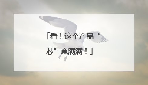 看！这个产品“芯”意满满！