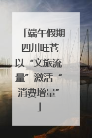 端午假期 四川旺苍以“文旅流量”激活“消费增量”