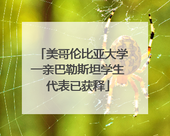 美哥伦比亚大学一亲巴勒斯坦学生代表已获释