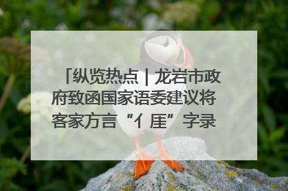 纵览热点｜龙岩市政府致函国家语委建议将客家方言“亻厓”字录入《新华字典》引发热议，当地回应