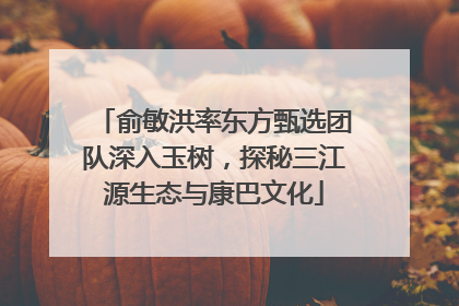 俞敏洪率东方甄选团队深入玉树，探秘三江源生态与康巴文化