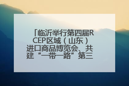 临沂举行第四届RCEP区域（山东）进口商品博览会、共建“一带一路”第三届临沂商城国际采购商大会新闻发布会