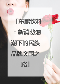 东鹏饮料：新消费浪潮下的民族品牌突围之路