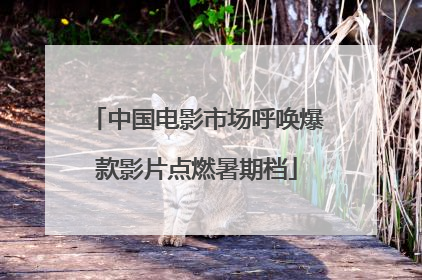 中国电影市场呼唤爆款影片点燃暑期档