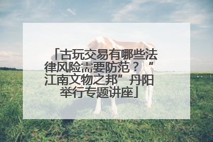 古玩交易有哪些法律风险需要防范？“江南文物之邦”丹阳举行专题讲座
