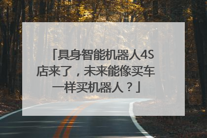 具身智能机器人4S店来了，未来能像买车一样买机器人？