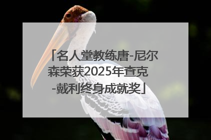 名人堂教练唐-尼尔森荣获2025年查克-戴利终身成就奖