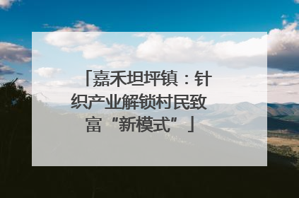 嘉禾坦坪镇：针织产业解锁村民致富“新模式”