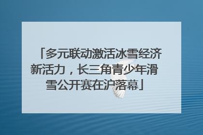 多元联动激活冰雪经济新活力，长三角青少年滑雪公开赛在沪落幕
