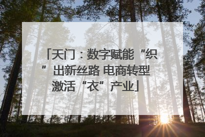 天门：数字赋能“织”出新丝路 电商转型激活“衣”产业