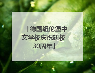 德国纽伦堡中文学校庆祝建校30周年