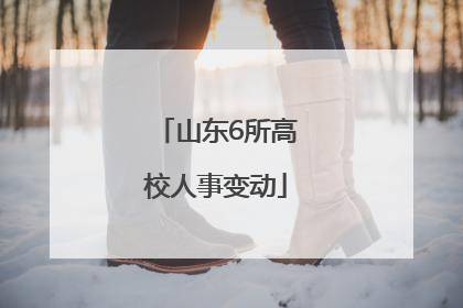 山东6所高校人事变动