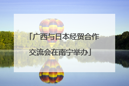 广西与日本经贸合作交流会在南宁举办