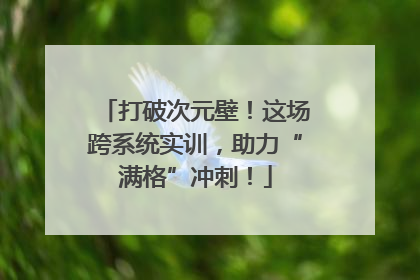 打破次元壁！这场跨系统实训，助力“满格”冲刺！