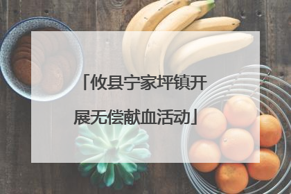 攸县宁家坪镇开展无偿献血活动