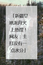 新疆旱地龙舟火上热搜！网友：主打没有一点水分