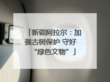 新疆阿拉尔：加强古树保护 守好“绿色文物”