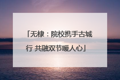 无棣：院校携手古城行 共融双节暖人心