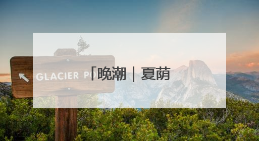 晚潮｜夏荫胜春尤可人