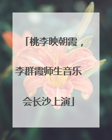 桃李映朝霞，李群霞师生音乐会长沙上演