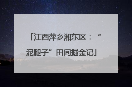 江西萍乡湘东区：“泥腿子”田间掘金记