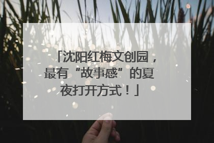 沈阳红梅文创园，最有“故事感”的夏夜打开方式！