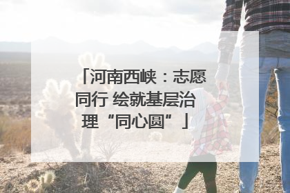 河南西峡：志愿同行 绘就基层治理“同心圆”