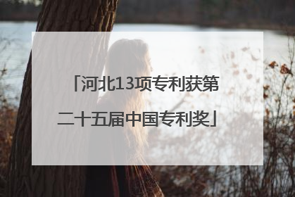 河北13项专利获第二十五届中国专利奖