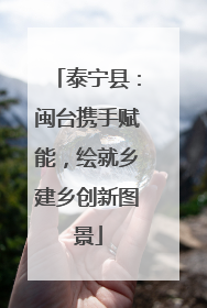 泰宁县：闽台携手赋能，绘就乡建乡创新图景