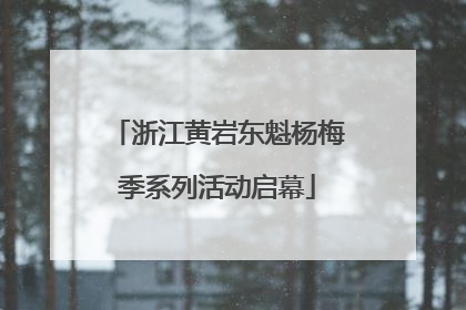 浙江黄岩东魁杨梅季系列活动启幕