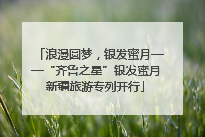 浪漫圆梦，银发蜜月——“齐鲁之星”银发蜜月新疆旅游专列开行