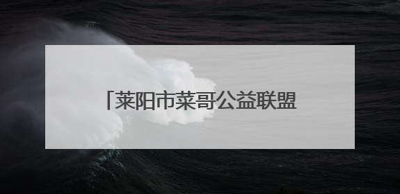 莱阳市菜哥公益联盟为患病村民送爱心款