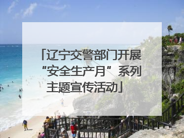 辽宁交警部门开展“安全生产月”系列主题宣传活动