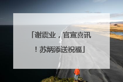 谢震业，官宣喜讯！苏炳添送祝福