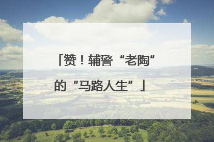 赞！辅警“老陶”的“马路人生”