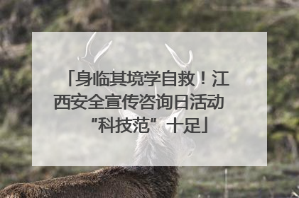身临其境学自救！江西安全宣传咨询日活动“科技范”十足