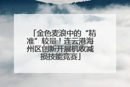 金色麦浪中的“精准”较量！连云港海州区创新开展机收减损技能竞赛