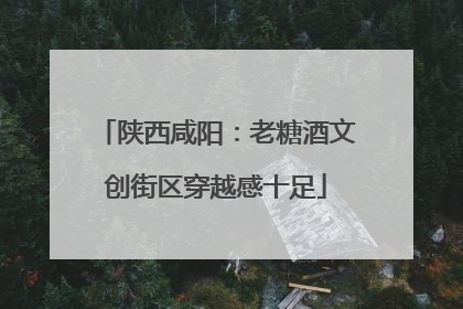 陕西咸阳：老糖酒文创街区穿越感十足