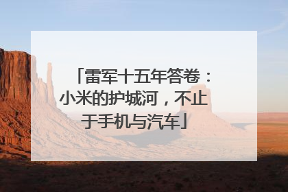 雷军十五年答卷：小米的护城河，不止于手机与汽车