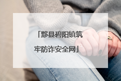黟县碧阳镇筑牢防诈安全网