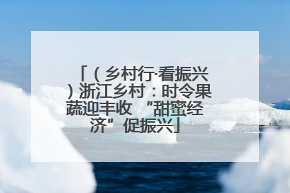 （乡村行·看振兴）浙江乡村：时令果蔬迎丰收 “甜蜜经济”促振兴