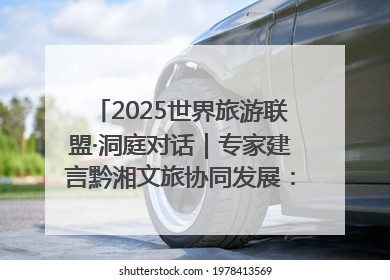2025世界旅游联盟·洞庭对话｜专家建言黔湘文旅协同发展：聚焦产品稀缺性 深化区域经验共享