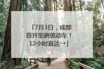 7月3日，成都首开至磨憨动车！12小时直达→
